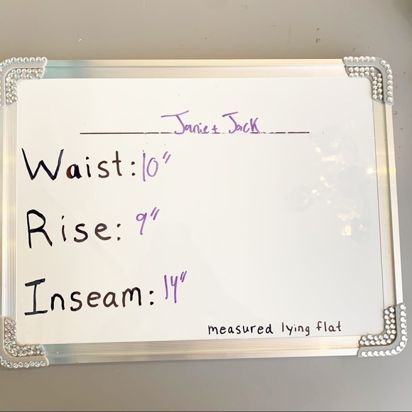 Janie & Jack High Waist Wide Leg Floral Paisley Green White Pants Girls Size 5 - Picture 11 of 11